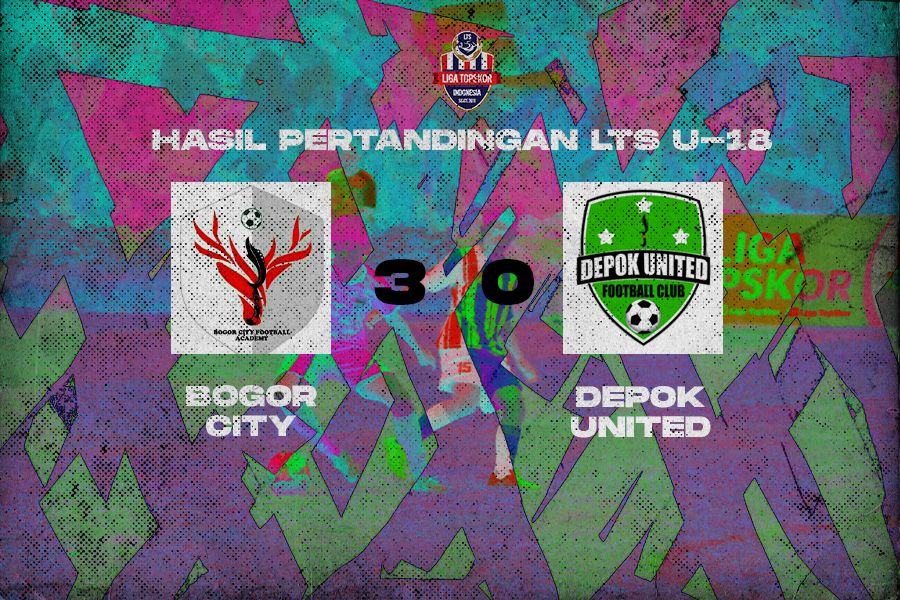 Hasil Liga TopSkor U-18: Bogor City Tutup Putaran Pertama dengan Kemenangan