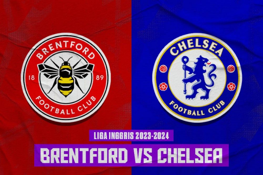 Laga Brentford vs Chelsea di Liga Inggris 2023-2024. (Hendy Andika/Skor.id).