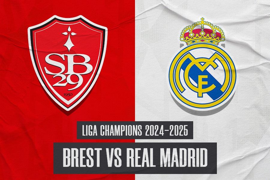 Laga Brest vs Real Madrid di Liga Champions. (Hendy Andika/Skor.id).