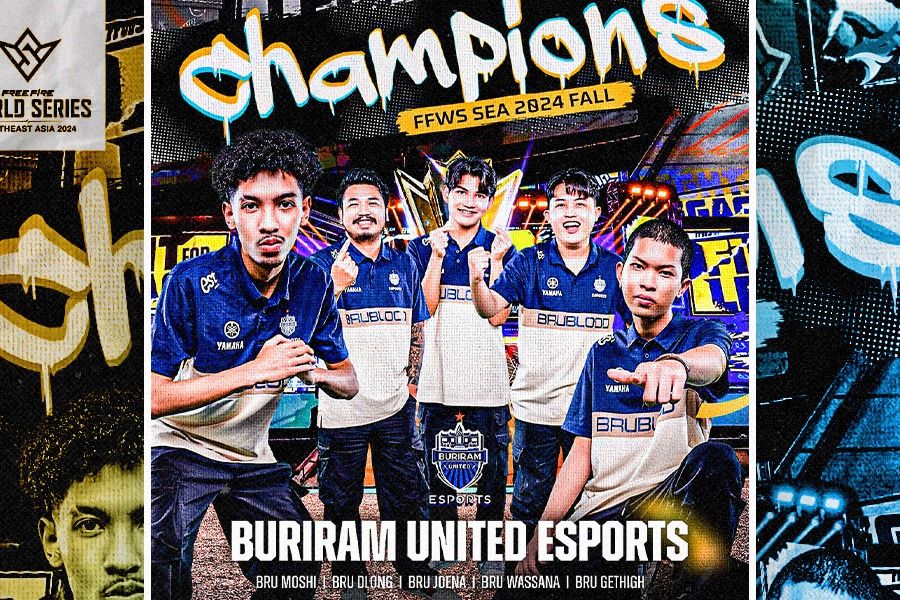 Buriram United Esports menjadi juara FFWS SEA Fall 2024. (Dede Sopatal Mauladi/Skor.id)