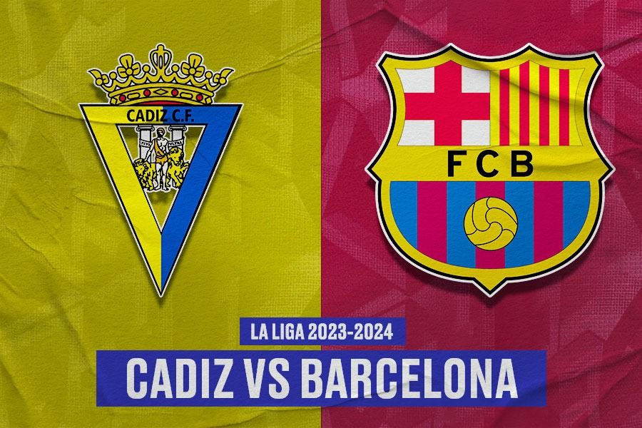 Cadiz vs Barcelona di La Liga 2023-2024. (Yusuf/Skor.id).