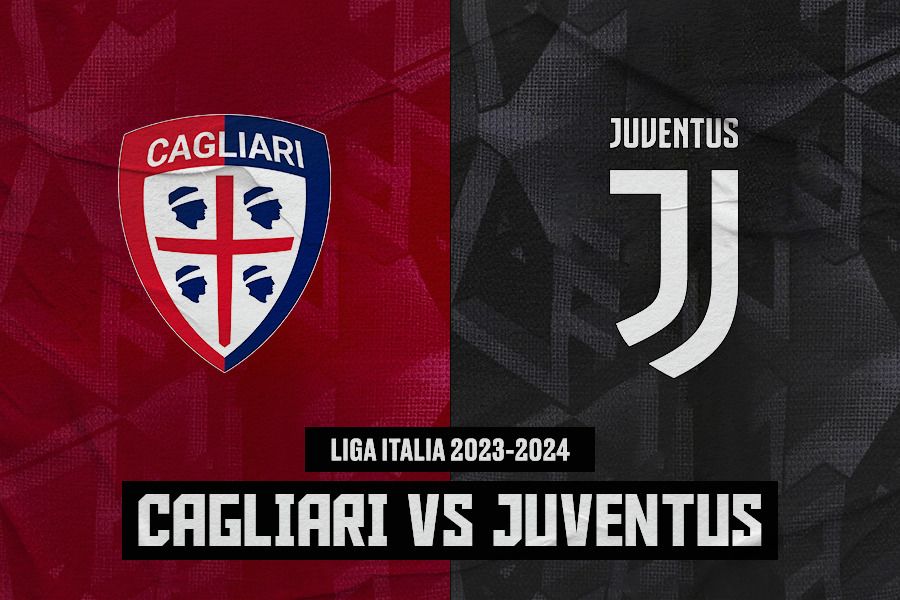 Laga Cagliari vs Juventus di Liga Italia 2023-2024. (Jovi Arnanda/Skor.id).