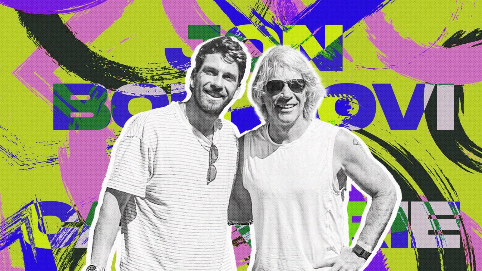 Cameron Norrie dan Jon Bon Jovi sama-sama membagikan foto mereka setelah bermain tenis bersama bulan lalu (Dede Mauladi/Skor.id).