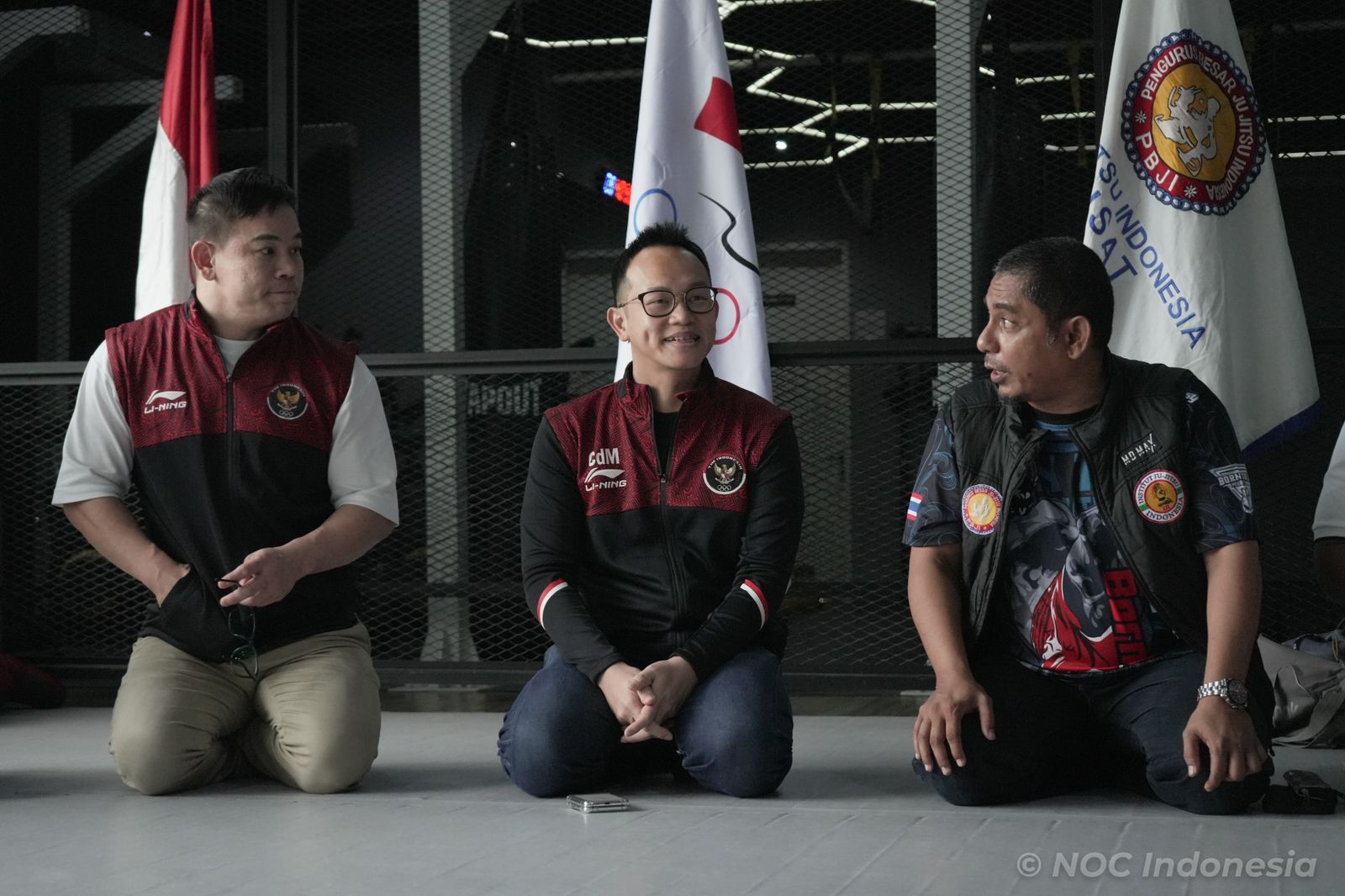 CdM tim Indonesia untuk SEA Games 2023 Kamboja, Lexyndo Hakim (tengah). (Dok. NOC Indonesia).