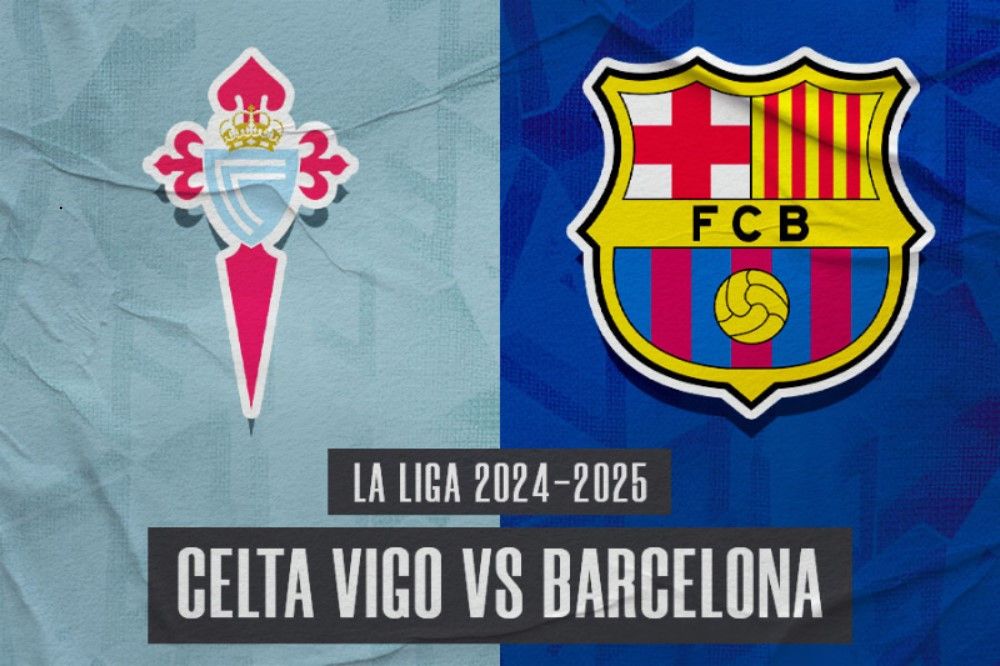 Laga Celta Vigo vs Barcelona di La Liga 2024-2025. (Hendy Andika/Skor.id).