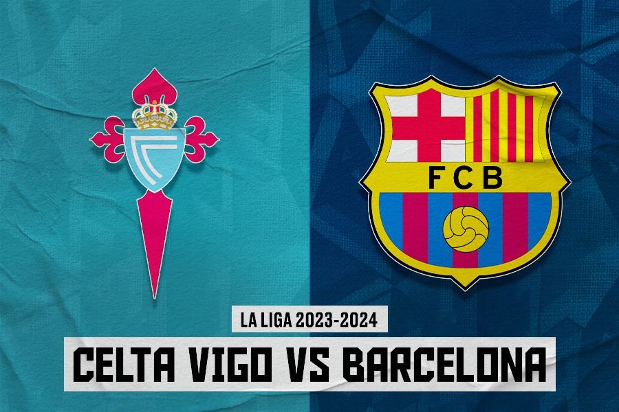 Laga Celta Vigo vs Barcelona di La Liga 2023-2024. (Dede Sopatal Mauladi/Skor.id).
