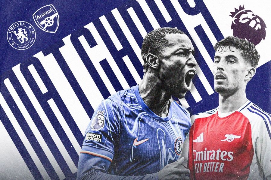 Chelsea vs Arsenal di Liga Inggris 2024-2025. (Yusuf/Skor.id).