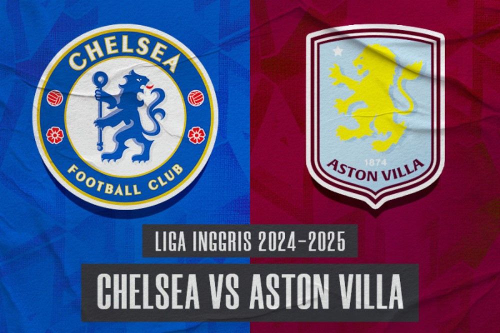 Laga Chelsea vs Aston Villa di Liga Inggris 2024-2025 akan digelar pada Minggu (1/12/2024) pukul 20.30 WIB. (Hendy Andika/Skor.id).