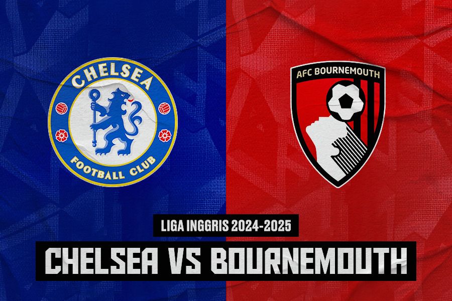 Laga Chelsea vs Bournemouth di Liga Inggris 2024-2025. (Jovi Arnanda/Skor.id).