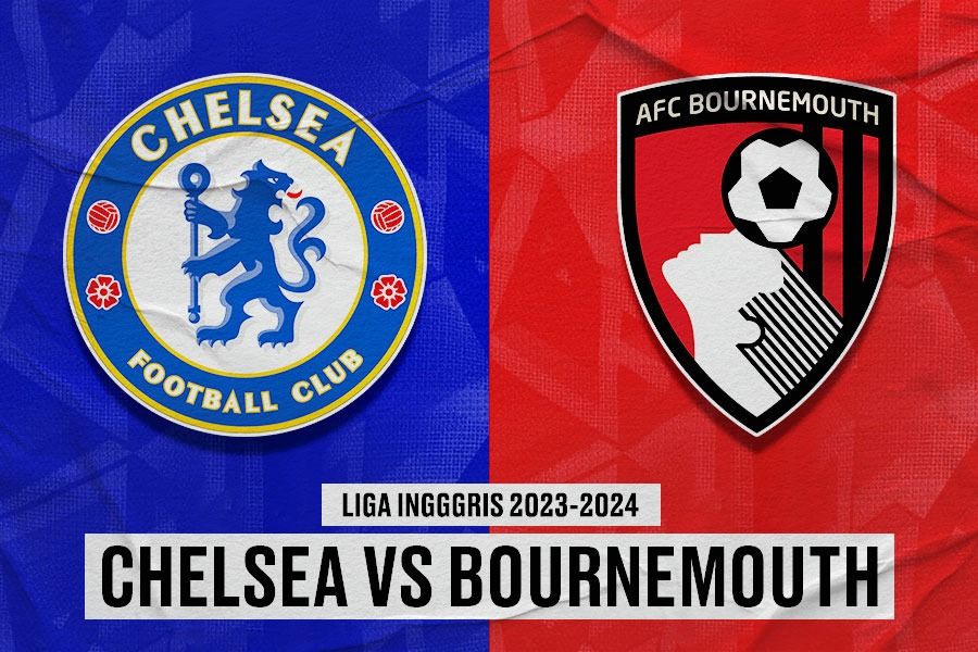 Chelsea vs Bournemouth di Liga Inggris 2023-2024. (Yusuf/Skor.id).