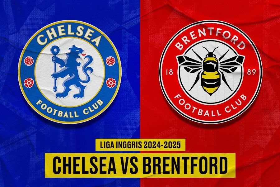 Laga Chelsea vs Brentford di Liga Inggris 2024-2025. (Yusuf/Skor.id).