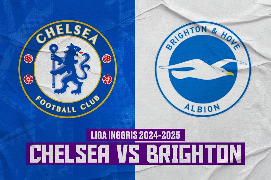 Chelsea vs Brighton di Liga Inggris 2024-2025. (Rahmat Ari Hidayat/Skor.id).