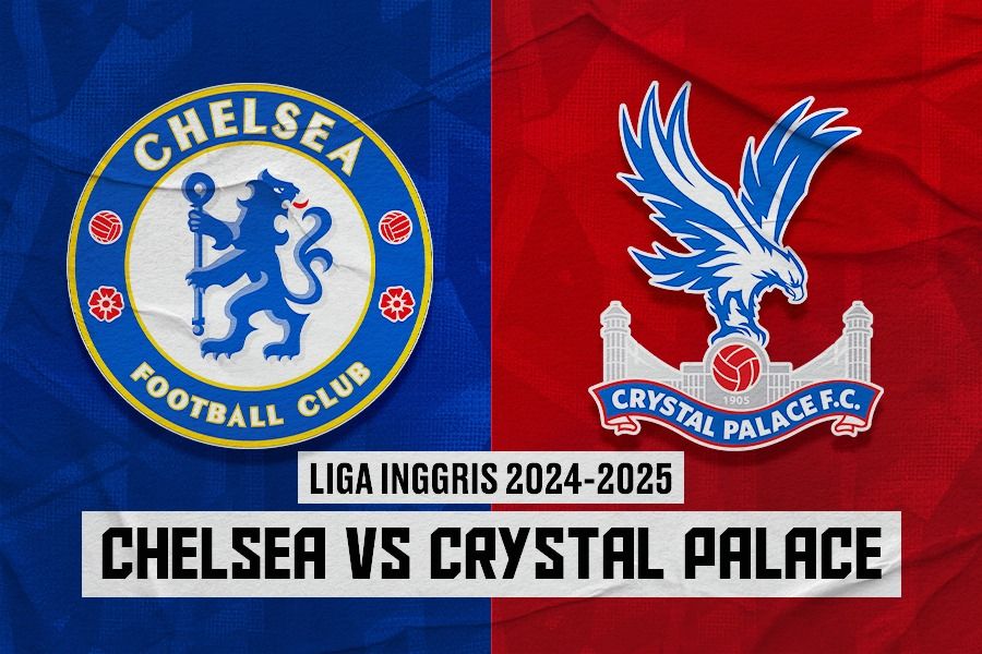 Chelsea vs Crystal Palace di Liga Inggris 2024-2025. (Dede Sopatal Mauladi/Skor.id).