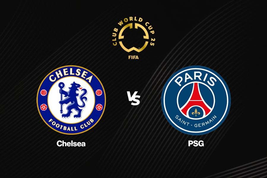 Chelsea vs PSG di final Piala Dunia Antarklub 2025. (Grafis: Deni Sulaeman/Skor.id)