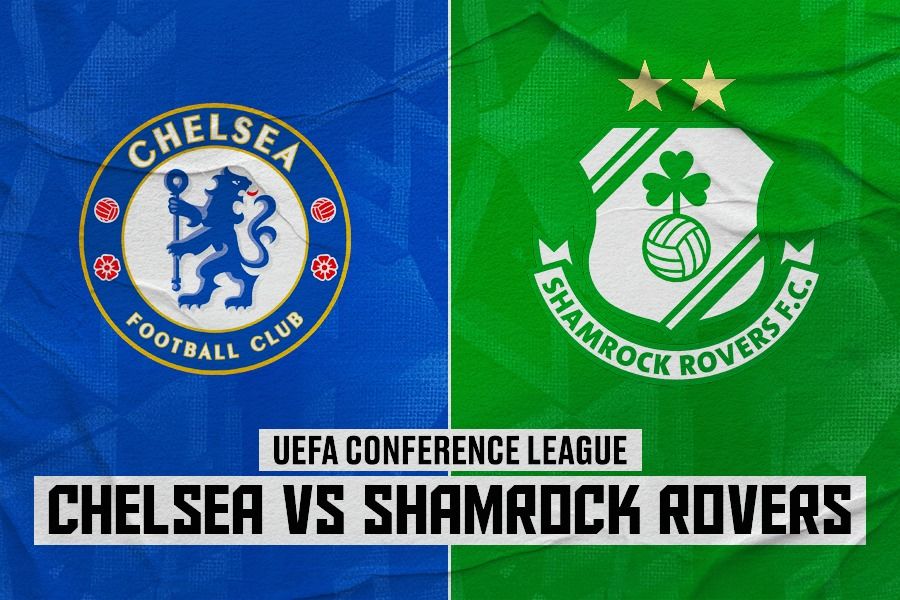 Laga UEFA Conference League, Chelsea vs Shamrock Rovers. (Rahmat Arti Hidayat/Skor.id).