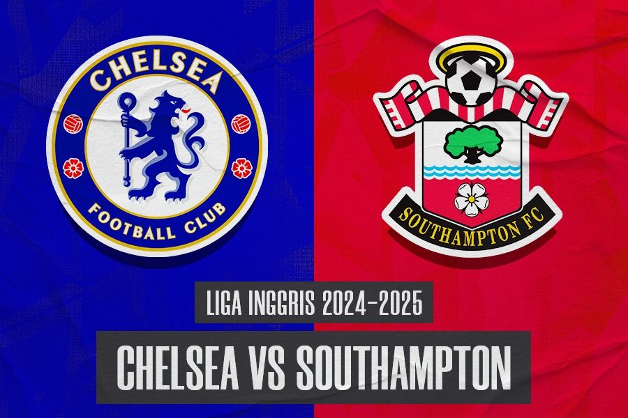 Laga Chelsea vs Southampton di Liga Inggris 2024-2025. (Hendy Andika/Skor.id).