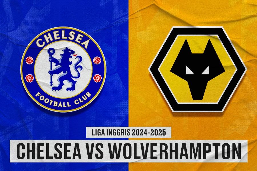 Laga Chelsea vs Wolverhampton Wanderers di Liga Inggris 2024-2025 akan digelar pada Selasa (21/1/2025) pukul 03.00 WIB. (Yusuf/Skor.id).