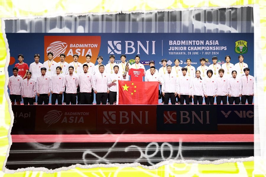 Cina Kampiun Beregu Kejuaraan Bulu Tangkis Junior Asia 2024