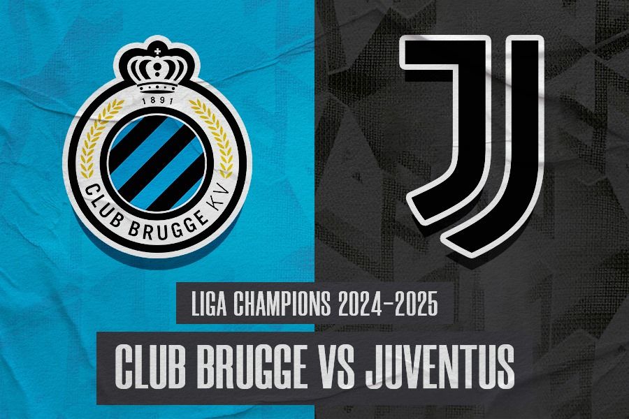 Laga Club Brugge vs Juventus di Liga Champions 2024-2025 akan digelar pada Rabu (22/1/2025) dini hari WIB. (Hendy Andika/Skor.id).