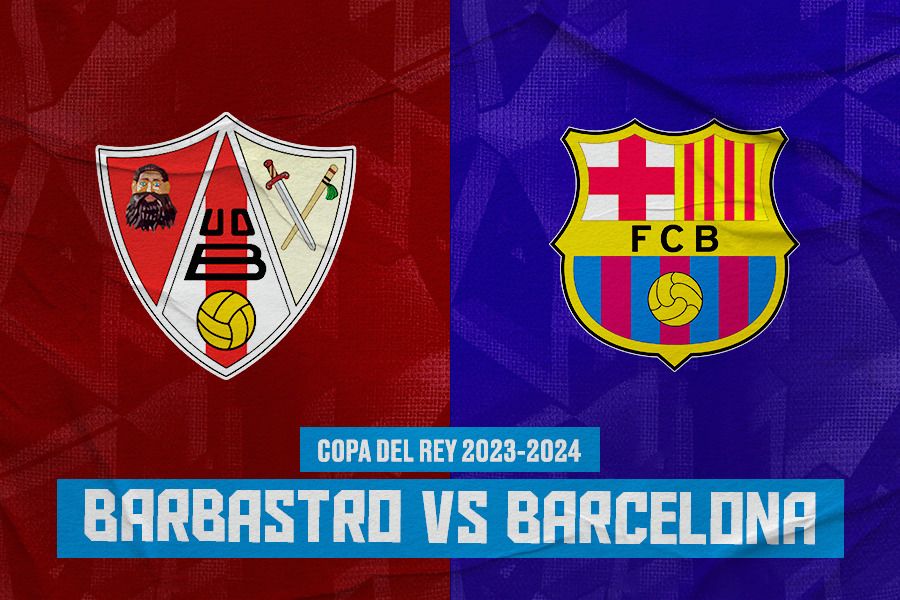 Pertandingan Copa del Rey mempertemukan Barbastro vs Barcelona. (Jovi Arnanda/Skor.id).