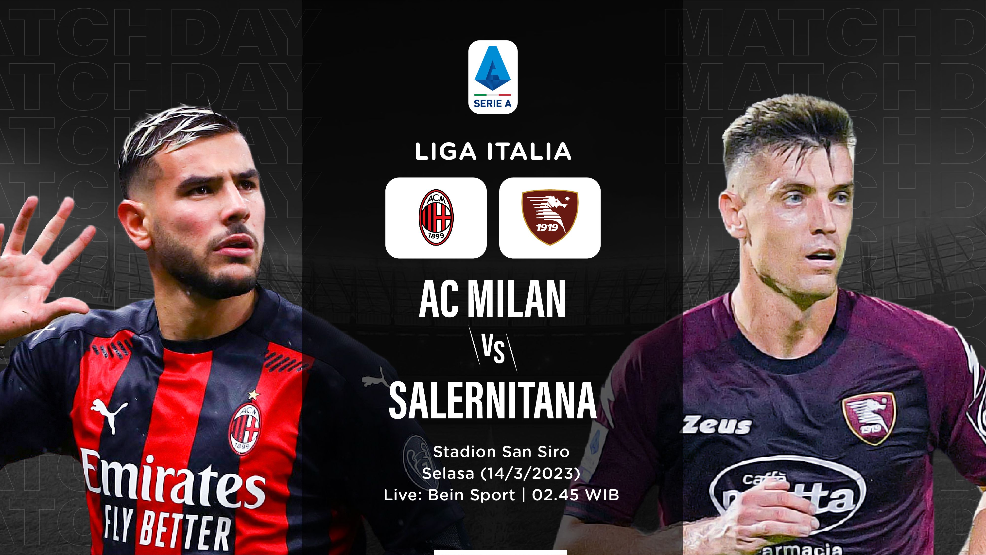 Cover laga AC Milan vs Salernitana di Liga Italia 2022-2023. (Hendy/Skor,id)