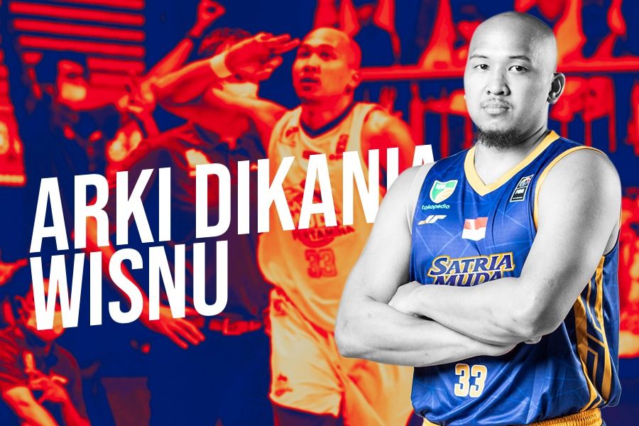 Arki Dikania Wisnu, point guard Satria Muda Pertamina. (Zulhar Eko Kurniawan/Skor.id)