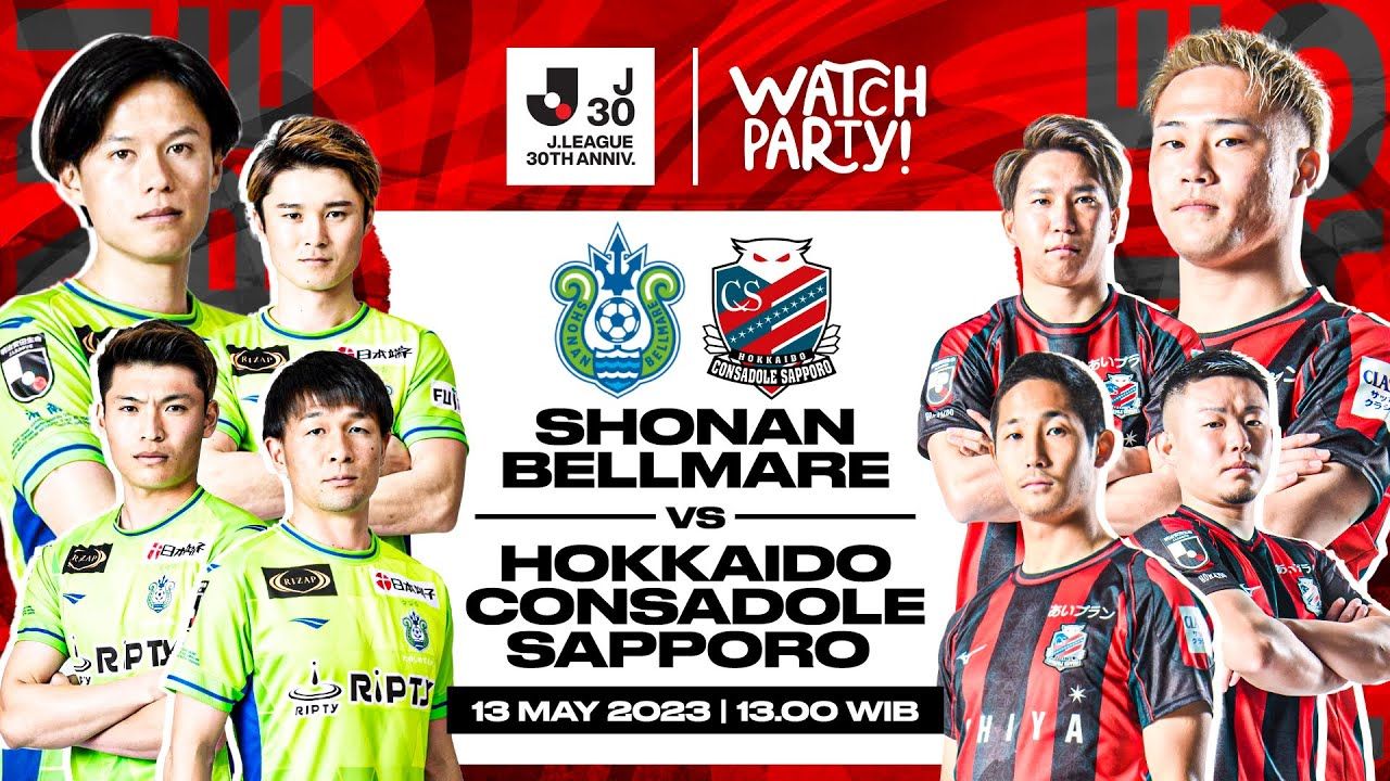 Link Live Streaming Shonan Bellmare vs Hokkaido Consadole Sapporo