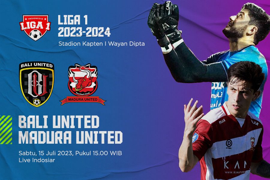 Bali United vs Madura United untuk laga pekan ketiga Liga 1 2023-2024. Joevi Arnanda - Skor.id