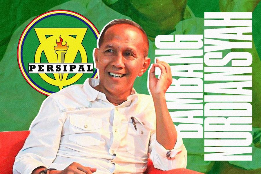 Bambang Nurdiansyah, pelatih Persipal Palu di Liga 2 2023-2024. Skor.id