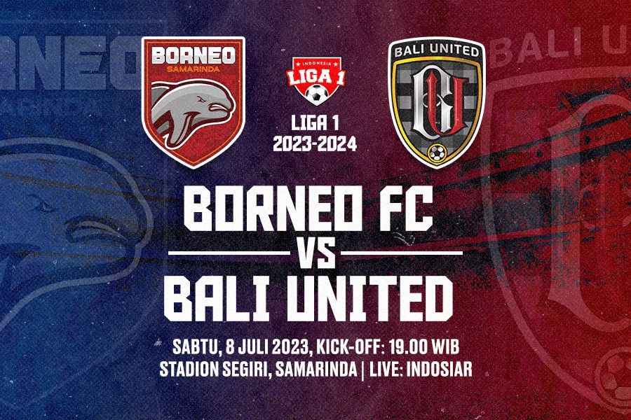 Prediksi dan Link Live Streaming Borneo FC vs Bali United di Liga 1 2023-2024