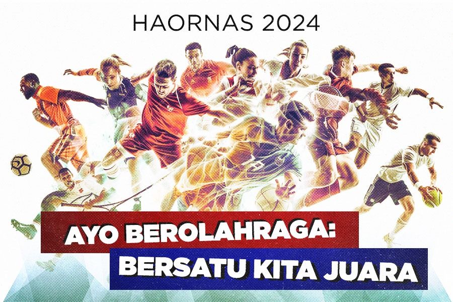 Hari Olahraga Nasional (Haornas) XLI 2024 diharapkan dapat jadi momentum untuk mewujudkan partisipasi masyarakat dalam berolahraga hingga mampu menghasilkan calon-calon olahragawan kelas dunia. (M. Yusuf/Skor.id)