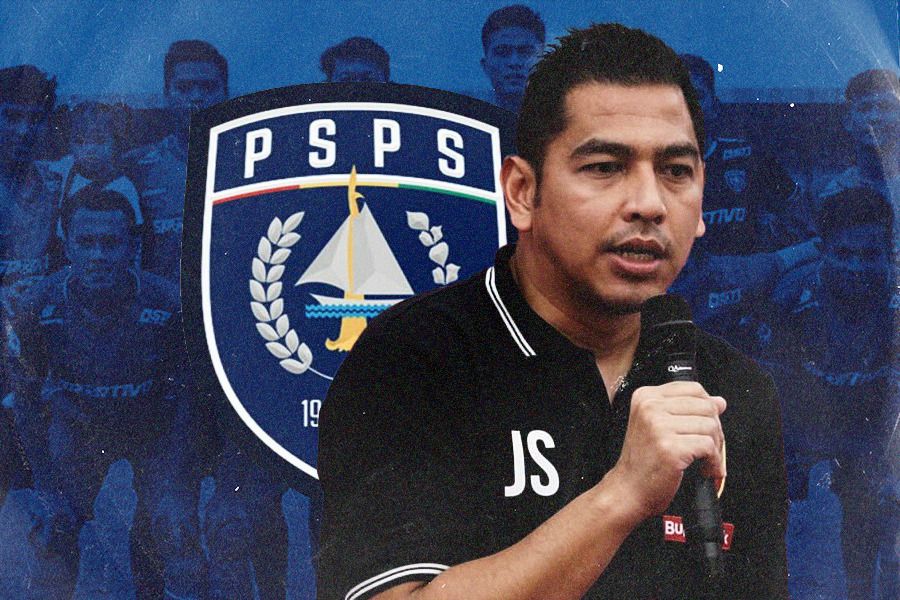 Jan Saragih, pelatih PSPS Riau di Liga 2 2023-2024. Joevi Arnanda - Skor.id