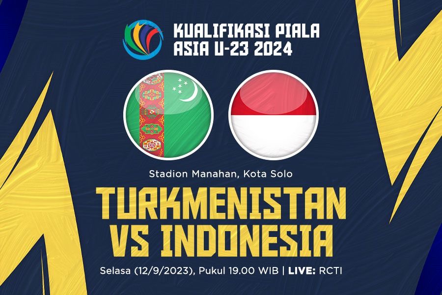 Kualifikasi Piala Asia U-23 2024 Turkmenistan vs Indonesia. Hendy AS - Skor.id
