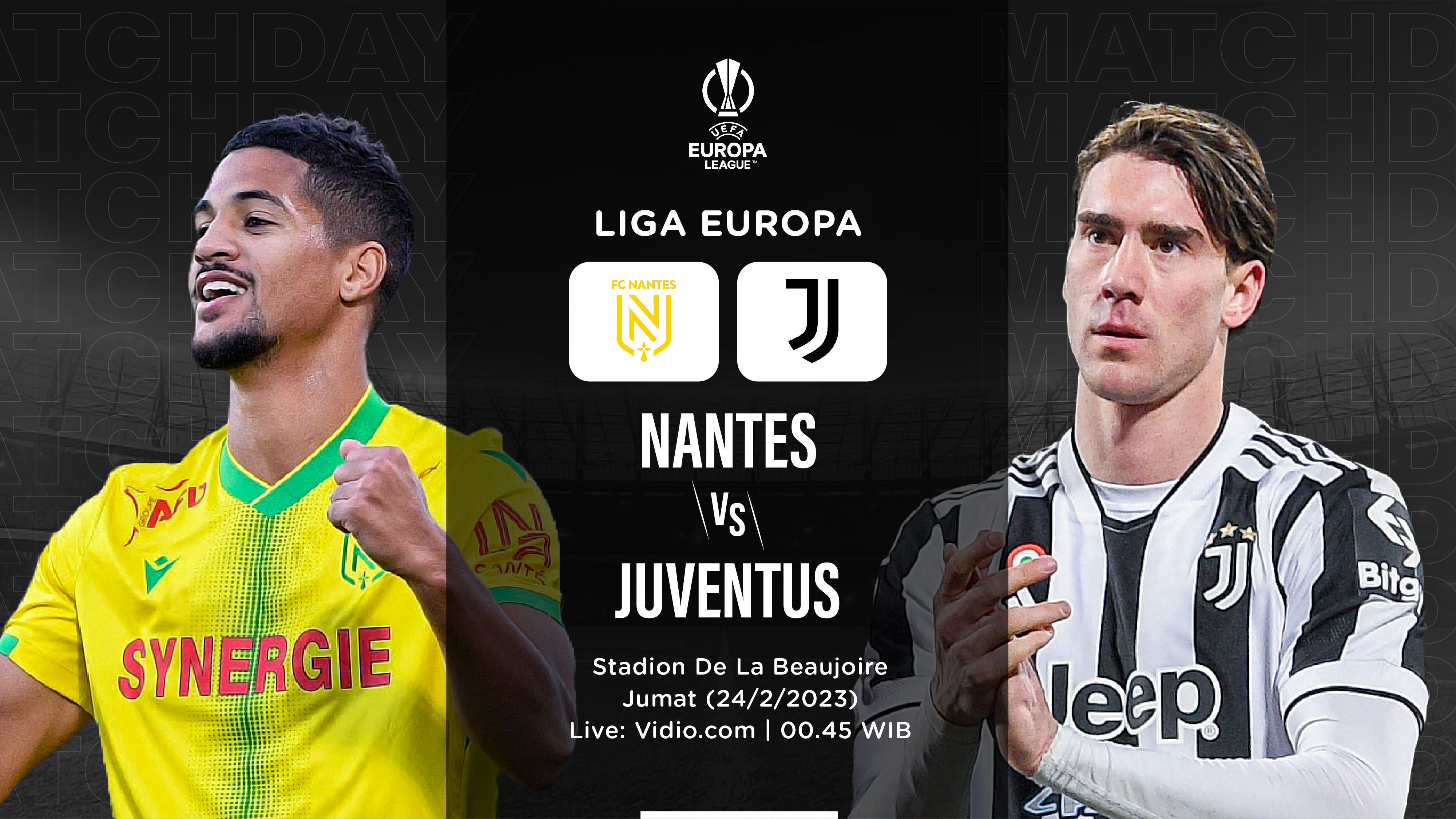 Cover Nantes vs Juventus, (Grafis: Hendy/Skor.id).