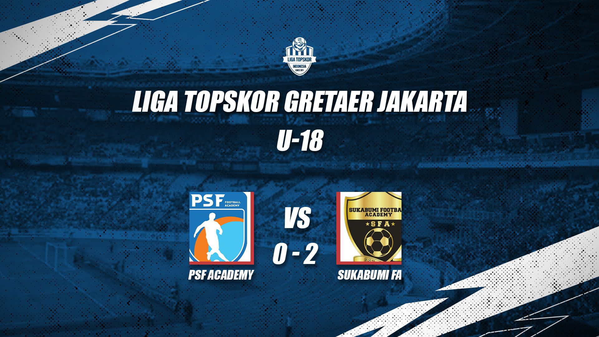 Hasil Liga TopSkor U-18: Sukabumi FA Hentikan Tren Positif PSF Academy
