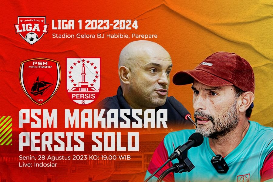 PSM Makassar vs Persis pada pekan ke-10 Liga 1 2023-2024