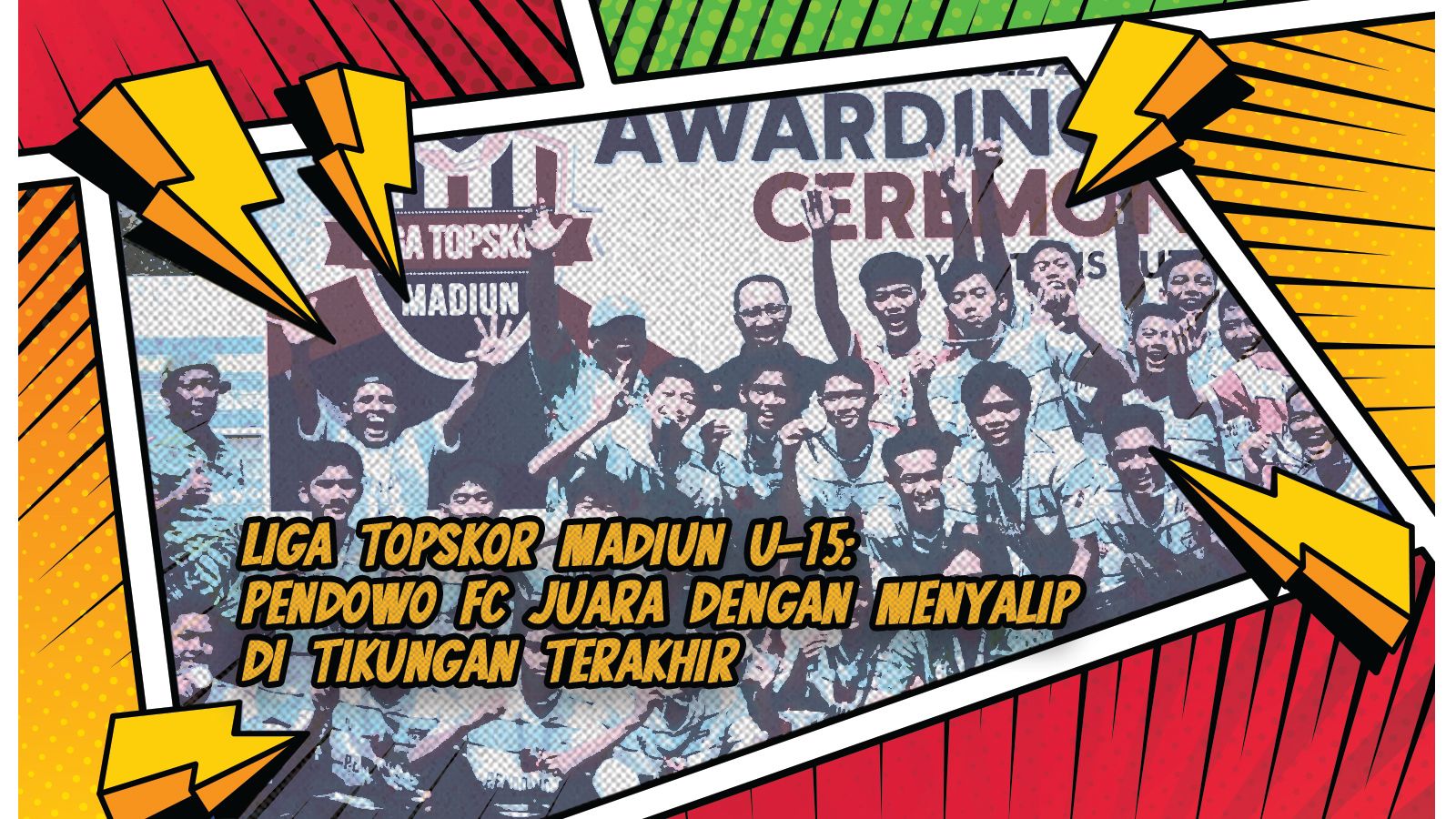 Pendowo FC Juara Liga TopSkor Madiun U-15 2022-2023. (Wiryanto/Liga TopSkor)