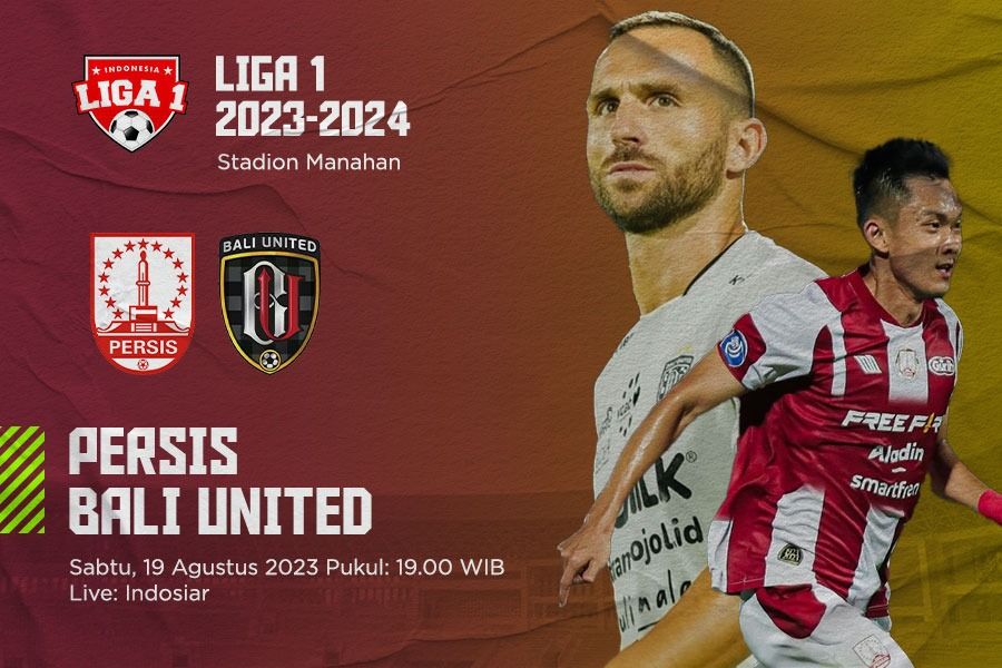 Persis vs Bali United untuk laga pekan kesembilan Liga 1 2023-2024. M Yusuf - Skor.id
