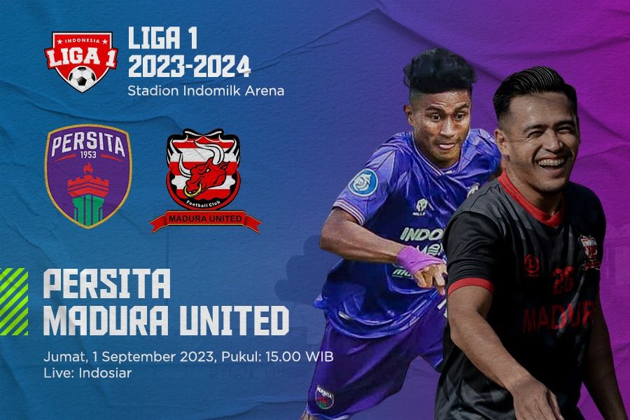Persita vs Madura United laga Liga 1 2023-2024. Zulhar Eko Kurniawan - Skor.id