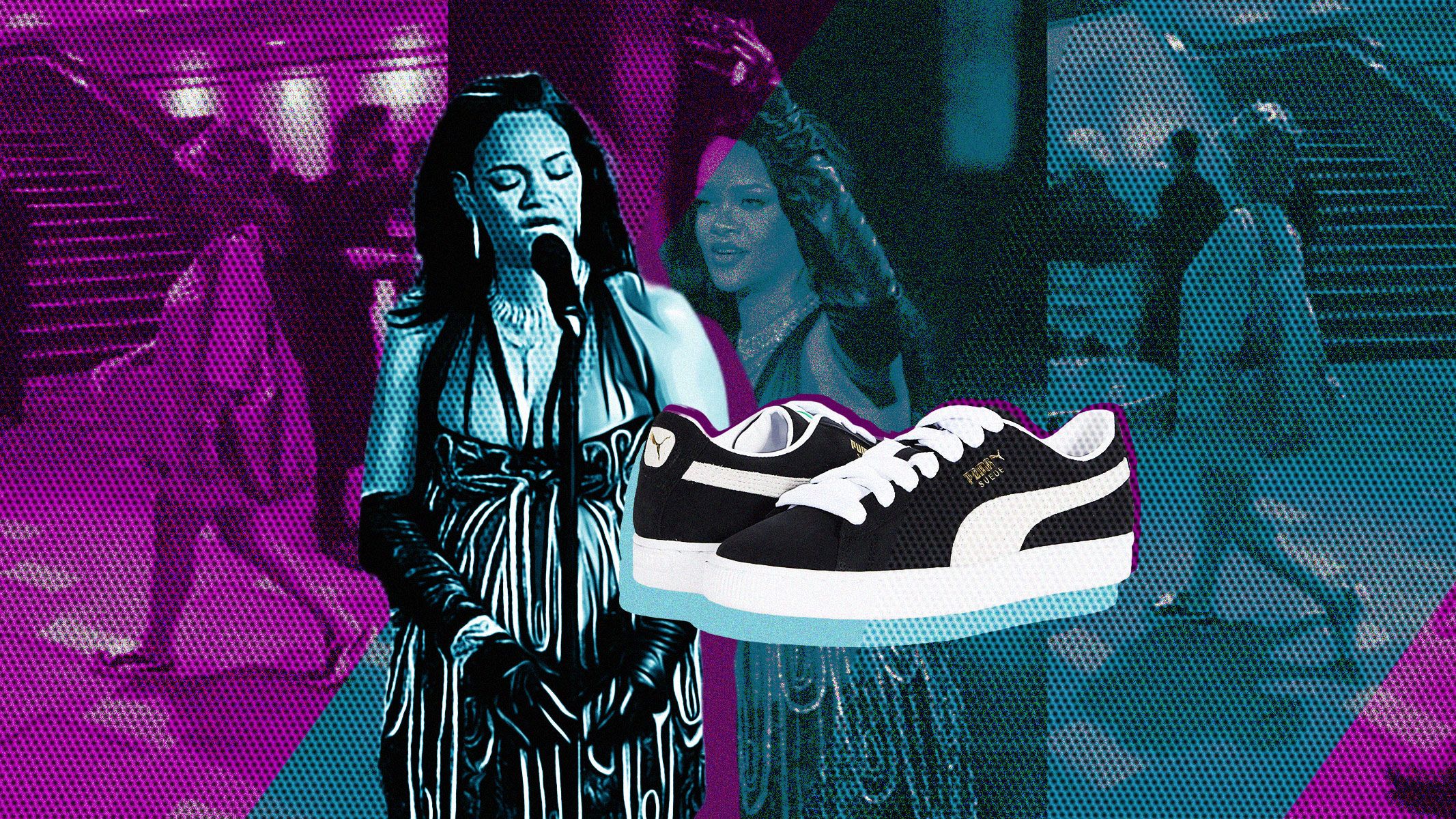 Piala Oscar 2023, Bukti Kecintaan Rihanna pada Sepatu Kets  