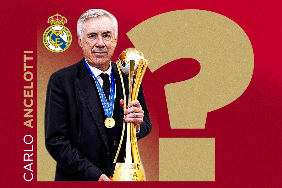 Pelatih Real Madrid Carlo Ancelotti memiliki cara tersendiri dalam menangani pemain, yang tidak dimiliki pelatih lain. (Rahmat Ari Hidayat/Skor.id) 