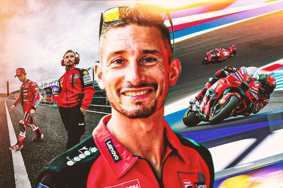 Manuel Poggiali, rider coach tim pabrikan Ducati di MotoGP, menjalankan peran yang sangat penting buat pembalap. (Rahmat Ari Hidayat/Skor.id)