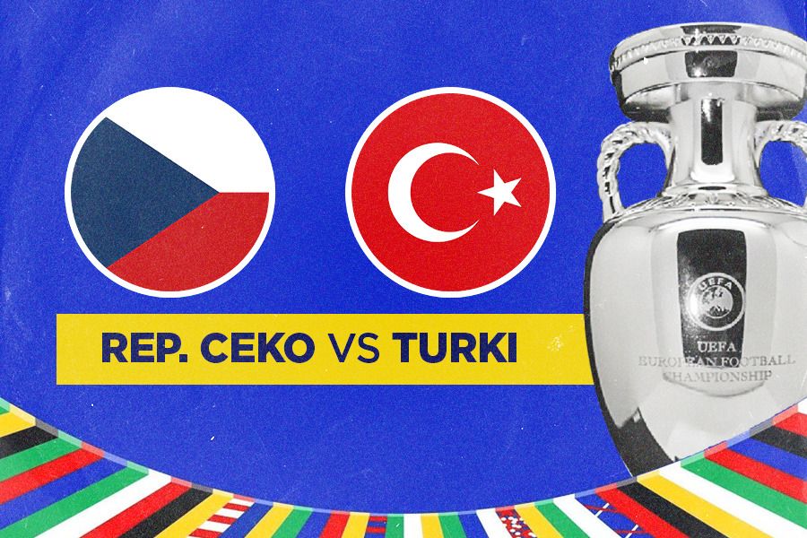 Rep Ceko akan menghadapi Turki untuk memastikan tiket 16 besar Euro 2024 mendampingi Portugal dari Grup F pada Rabu (26/6/2024) malam waktu setempat atau Kamis dini hari mulai pukul 02.00 WIB. (Jovi Arnanda/Skor.id)