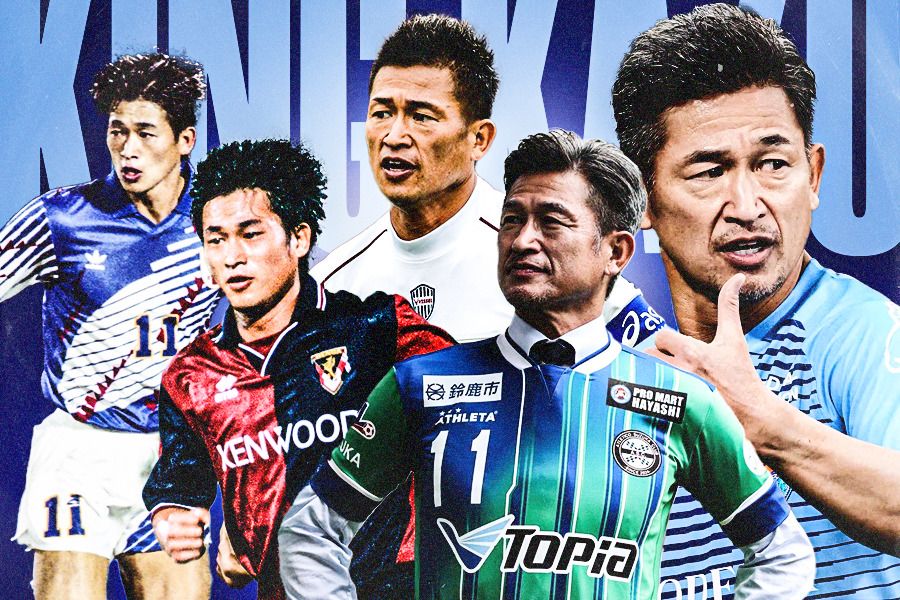 Kazuyoshi Miura belum berencana mundur dari sepak bola profesional dalam waktu dekat. (Jovi Arnanda/Skor.id)