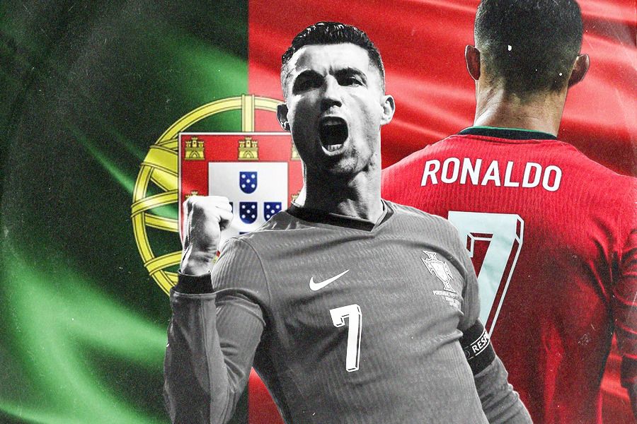 Peran Cristiano Ronaldo di Timnas Portugal dinantikan saat Euro 2024 (Piala Eropa 2024). (Jovi Arnanda/Skor.id).
