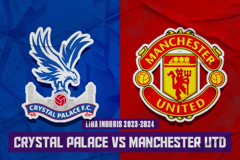 Laga Crystal Palace vs Manchester United di Liga Inggris 2023-2024. (Hendy Andika/Skor.id).