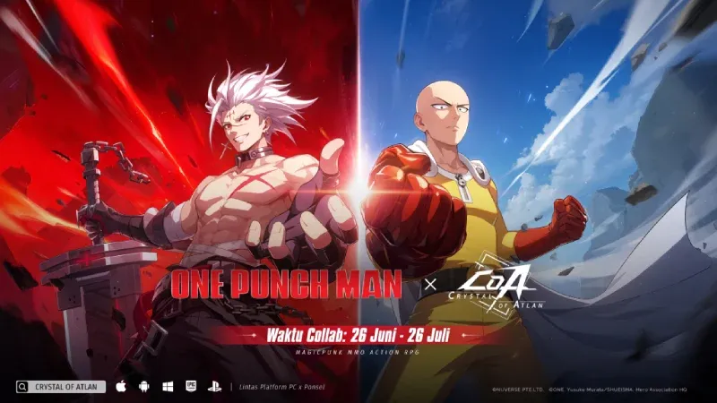 Crystal of Atlan x One Punch Man. (Crystal of Atlan)