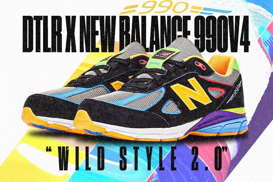 DTLR x New Balance 990v4 “Wild Style 2.0” makin menguatkan kerja sama kedua entitas. (Dede Mauladi/Skor.id)