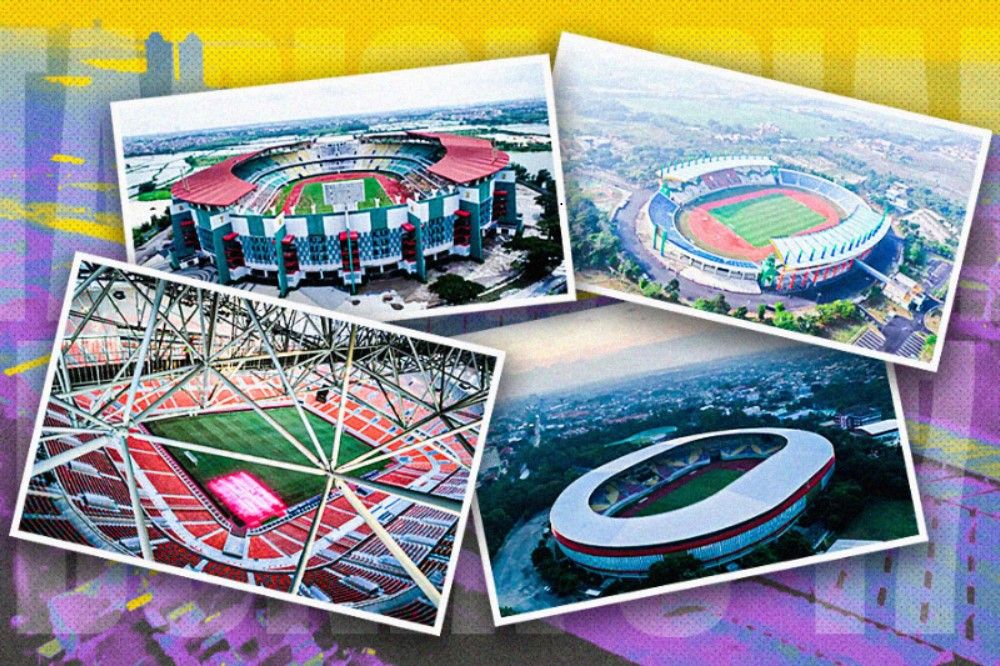 4 stadion Piala Dunia U-17 2023 yaitu JIS, Si Jalak Harupat, Manahan, dan Gelora Bung Tomo diharapkan bisa dipenuhi minimal 10 ribu penonton tiap pertandingan. (Hendy Andika/Skor.id).