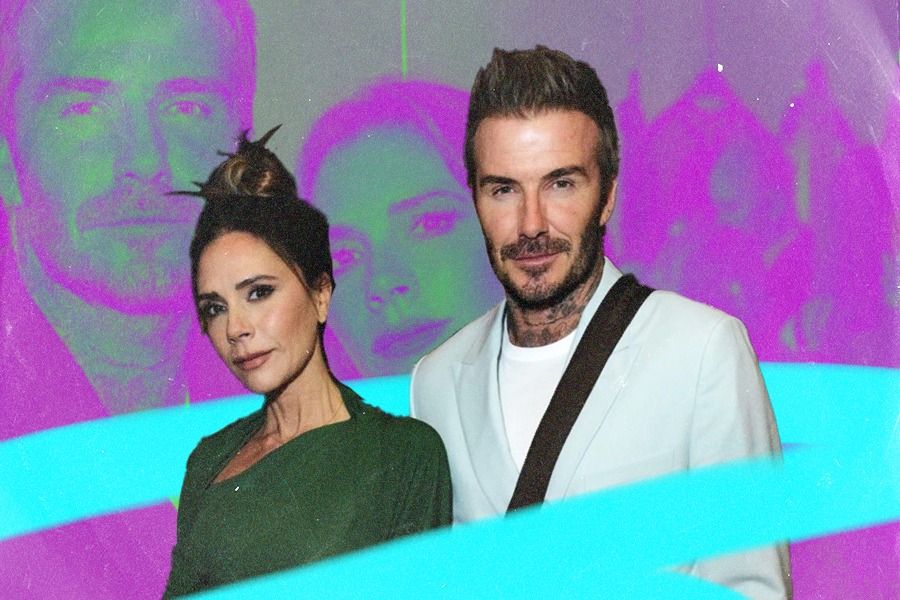 Pasangan selebritas, David Beckham dan Victoria. (Jovi Arnanda/Skor.id)